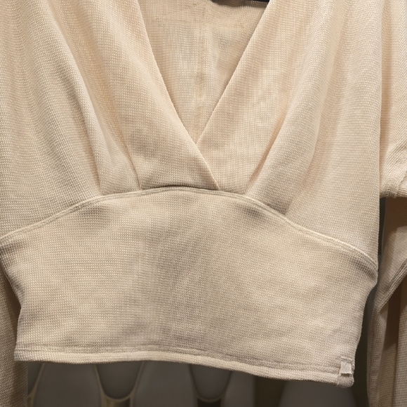 We The Free Cream V-Neck Blouse - Picture 4 of 16